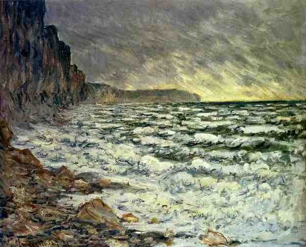 Monet Claude The Sea At Fecamp 1881 A4 Photo Print
