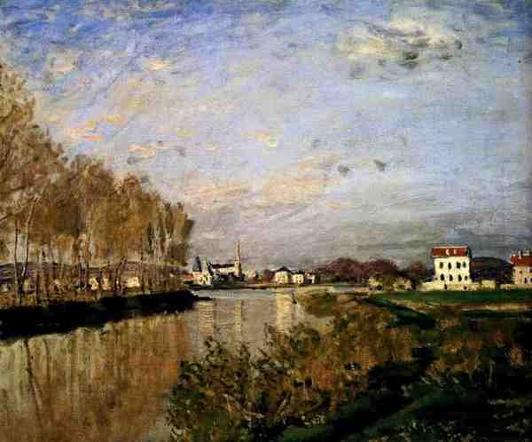 Monet Claude The Seine At Argenteuil A4 Photo Print