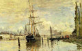 Monet Claude The Seine At Rouen 1872 A4 Photo Print