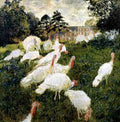 Monet Claude The Turkeys A4 Photo Print