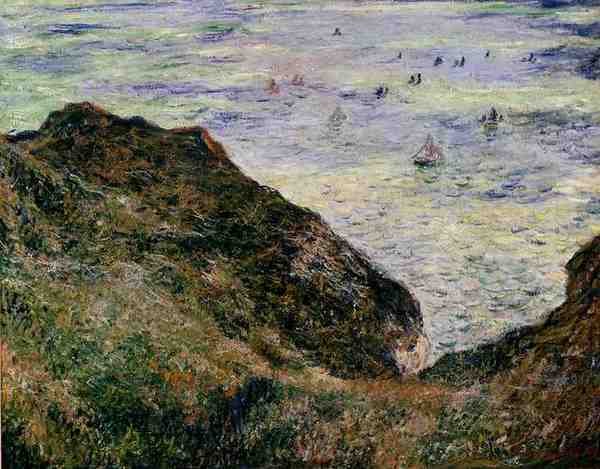 Monet Claude View Over The Sea A4 Photo Print
