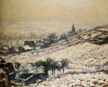 Monet Claude Winter At Giverny 1885 A4 Photo Print