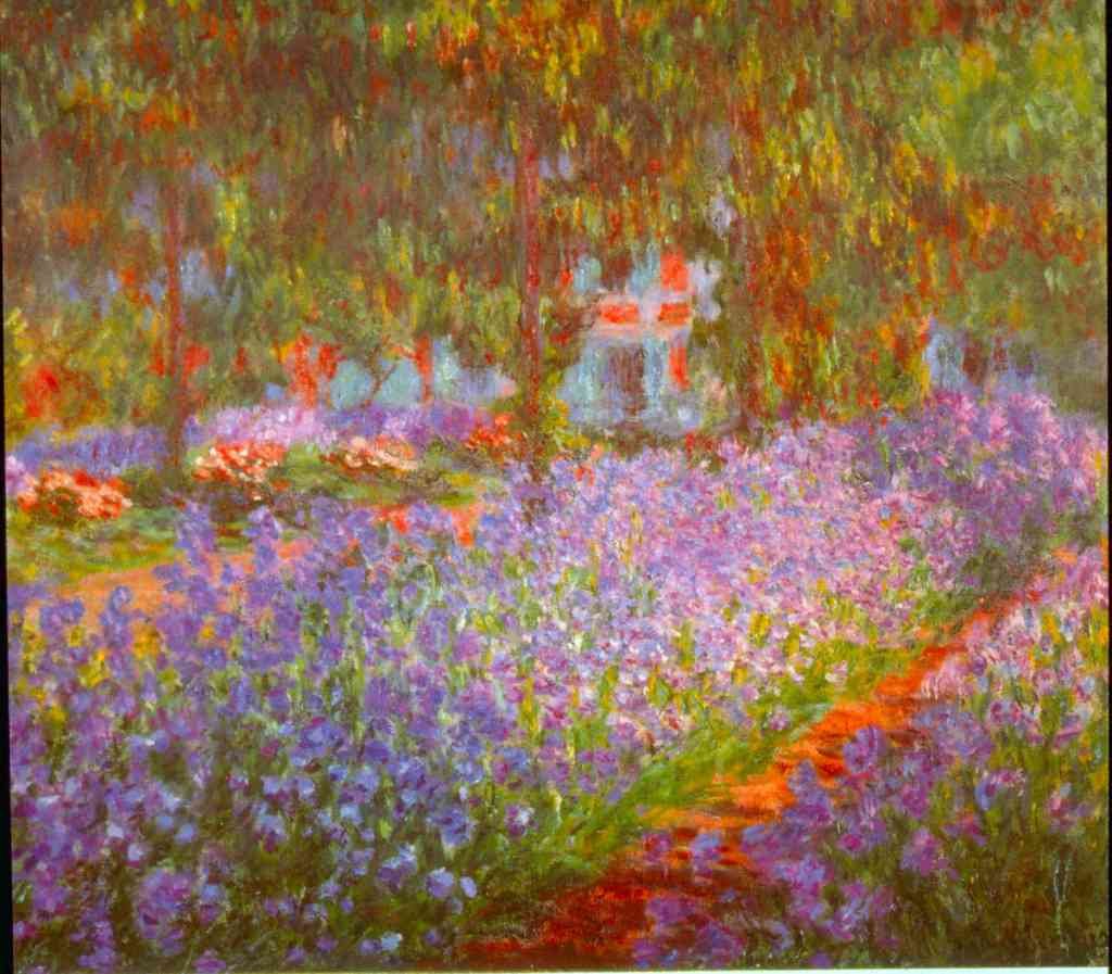 Monet S Garden Monet A4 Photo Print