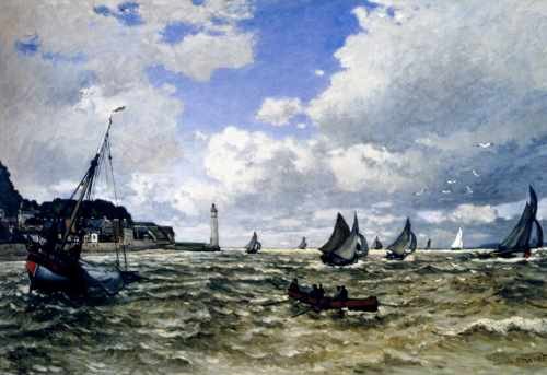 Monet The Seine Estuary At Honfluer A4 Photo Print