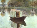 Monet The Studio Boat, 1874. Art A4 Photo Print