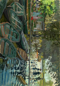 Monet bathers at la grenouillere A4 Photo Print