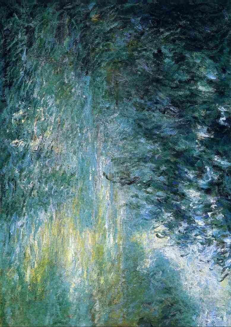 Monet morning on the seine in the rain A4 Photo Print