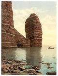 Monk and Preachers Pulpit Helgoland Vintage A4 Photo Print
