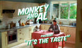Monkey Panda Taste Vintage Retro Advert Poster A4 Photo Print