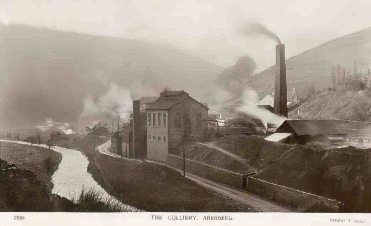 Monmouthshire Aberbeeg Colliery Vintage A4 Photo Print