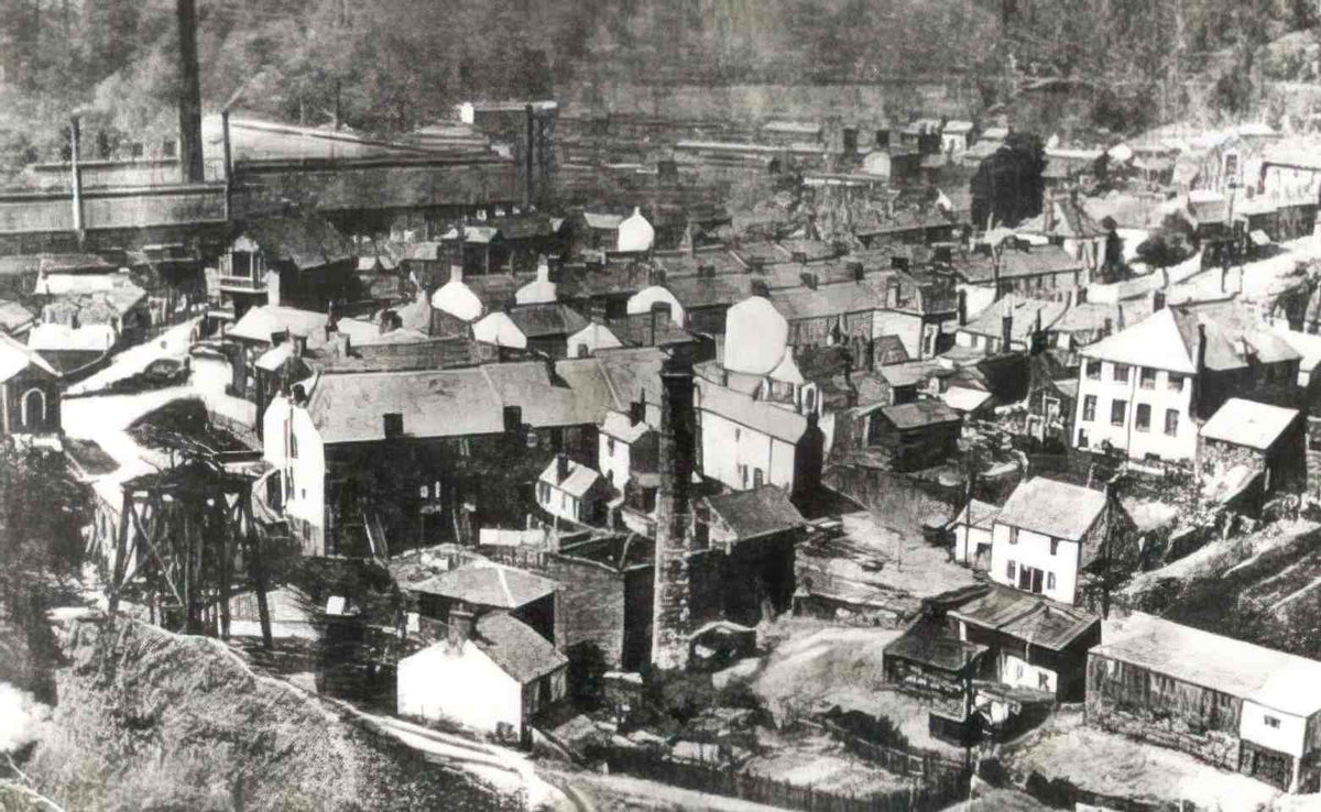 Monmouthshire Abercarn Quarry Pit Vintage A4 Photo Print
