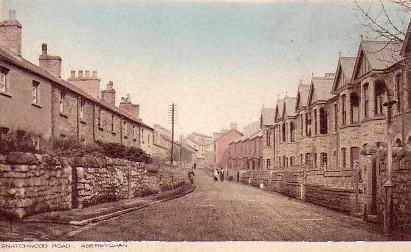 Monmouthshire Abersychan Snatchwood Road vintage old A4 Photo Print