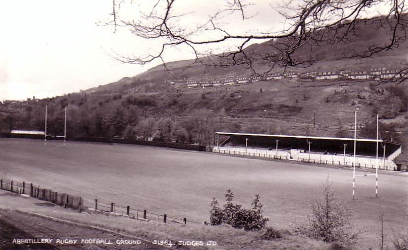 Monmouthshire Abertillery Rugby Ground vintage old A4 Photo Print