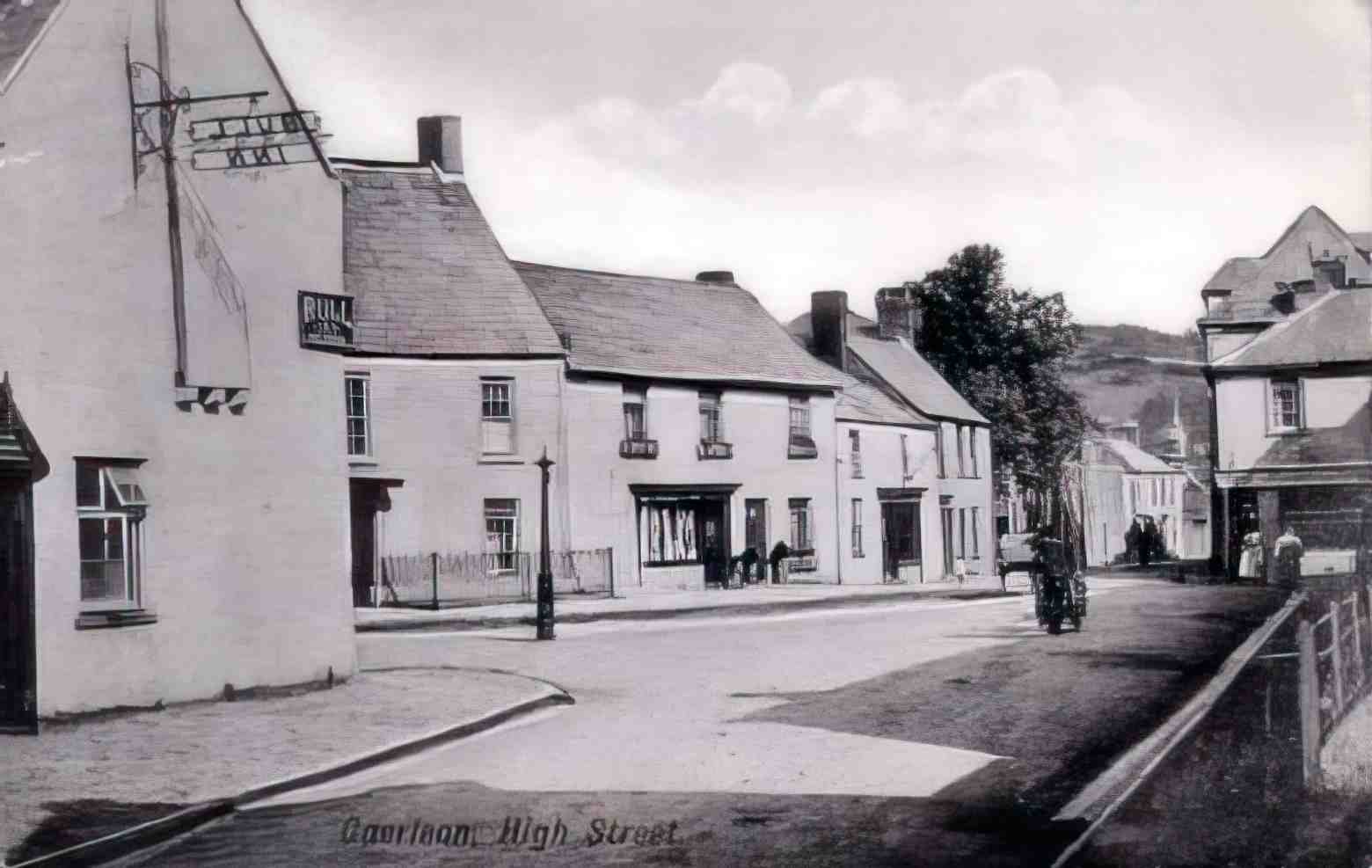 Monmouthshire Caerleon High Street 1910s Vintage A4 Photo Print