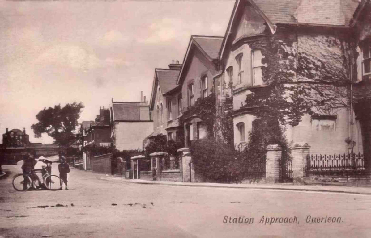 Monmouthshire Caerleon Station Approach Vintage A4 Photo Print