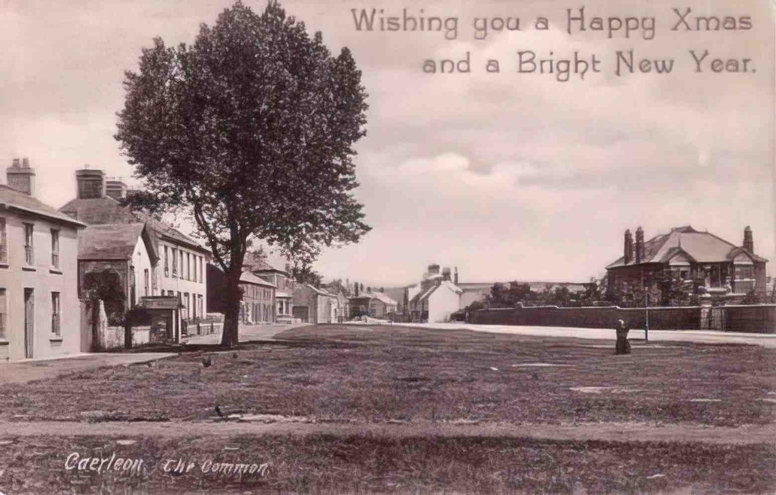 Monmouthshire Caerleon The Common Vintage A4 Photo Print