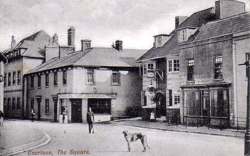 Monmouthshire Caerleon The Square 1900s vintage old A4 Photo Print