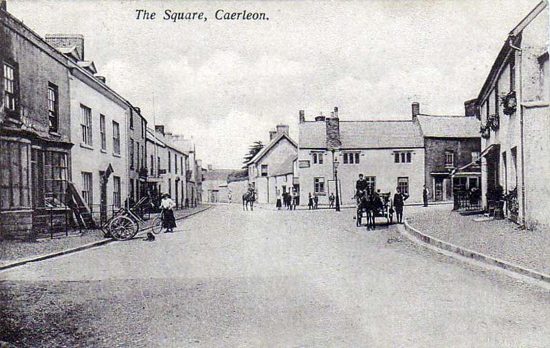 Monmouthshire Caerleon The Square II 1900s vintage old A4 Photo Print