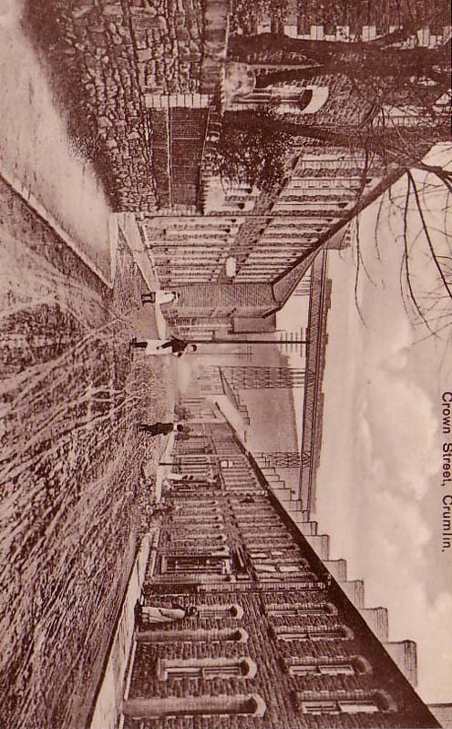Monmouthshire Crumlin Crown Street 1910s vintage old A4 Photo Print