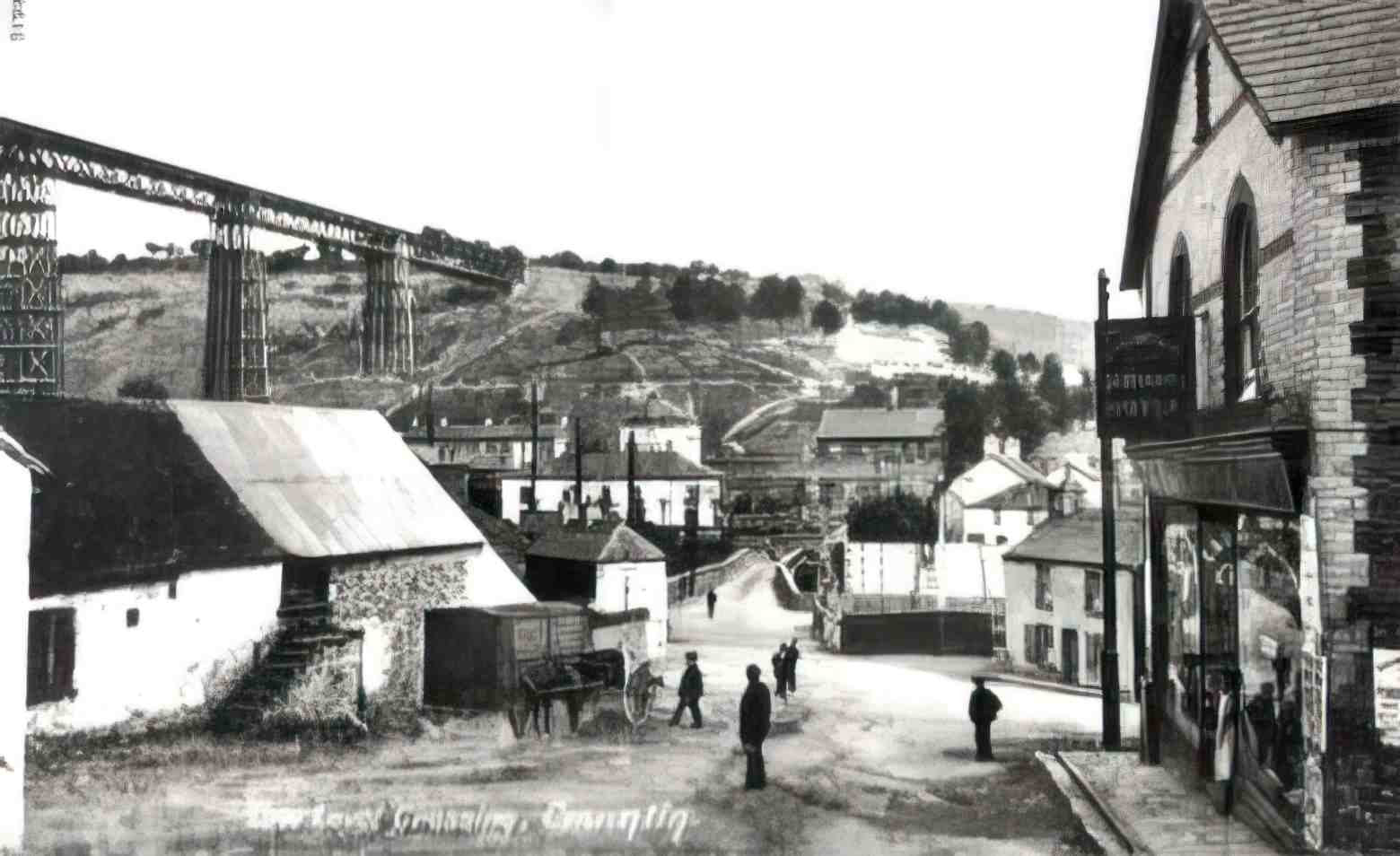 Monmouthshire Crumlin Low Level Crossing Vintage A4 Photo Print