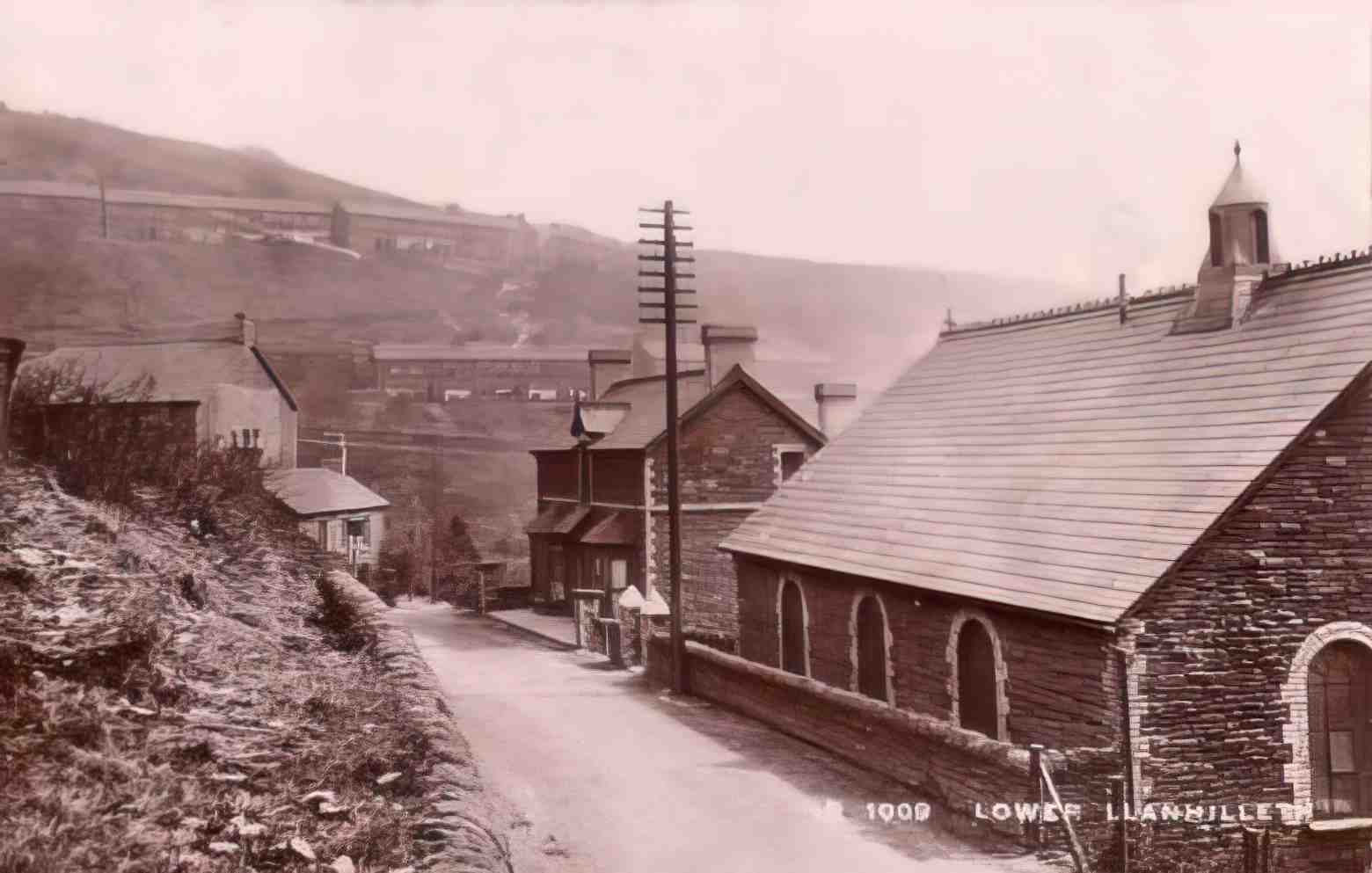 Monmouthshire Lower Llanhilleth 1910s Vintage A4 Photo Print