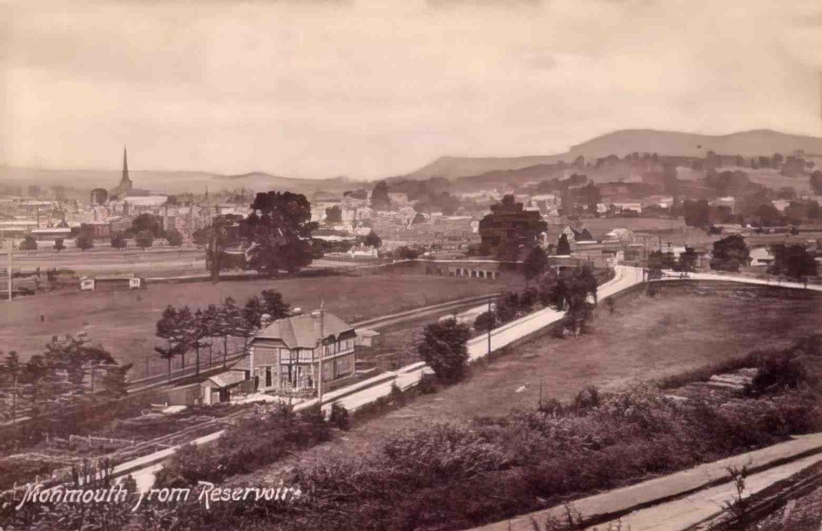 Monmouthshire Monmouth From The Reservoir 1910s Vintage A4 Photo Print