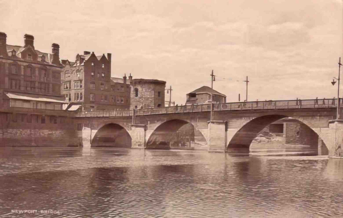 Monmouthshire Newport Bridge II Vintage A4 Photo Print