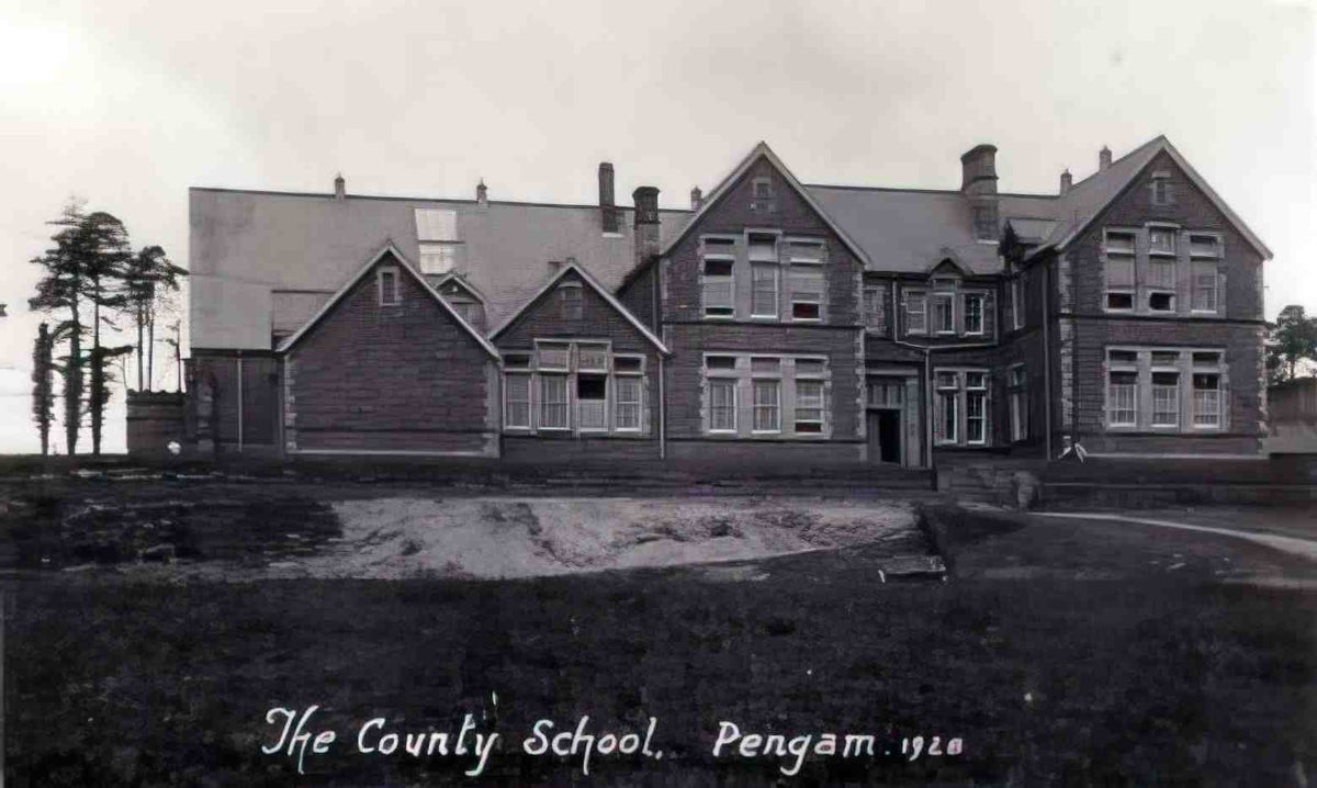 Monmouthshire Pengam County School Vintage A4 Photo Print