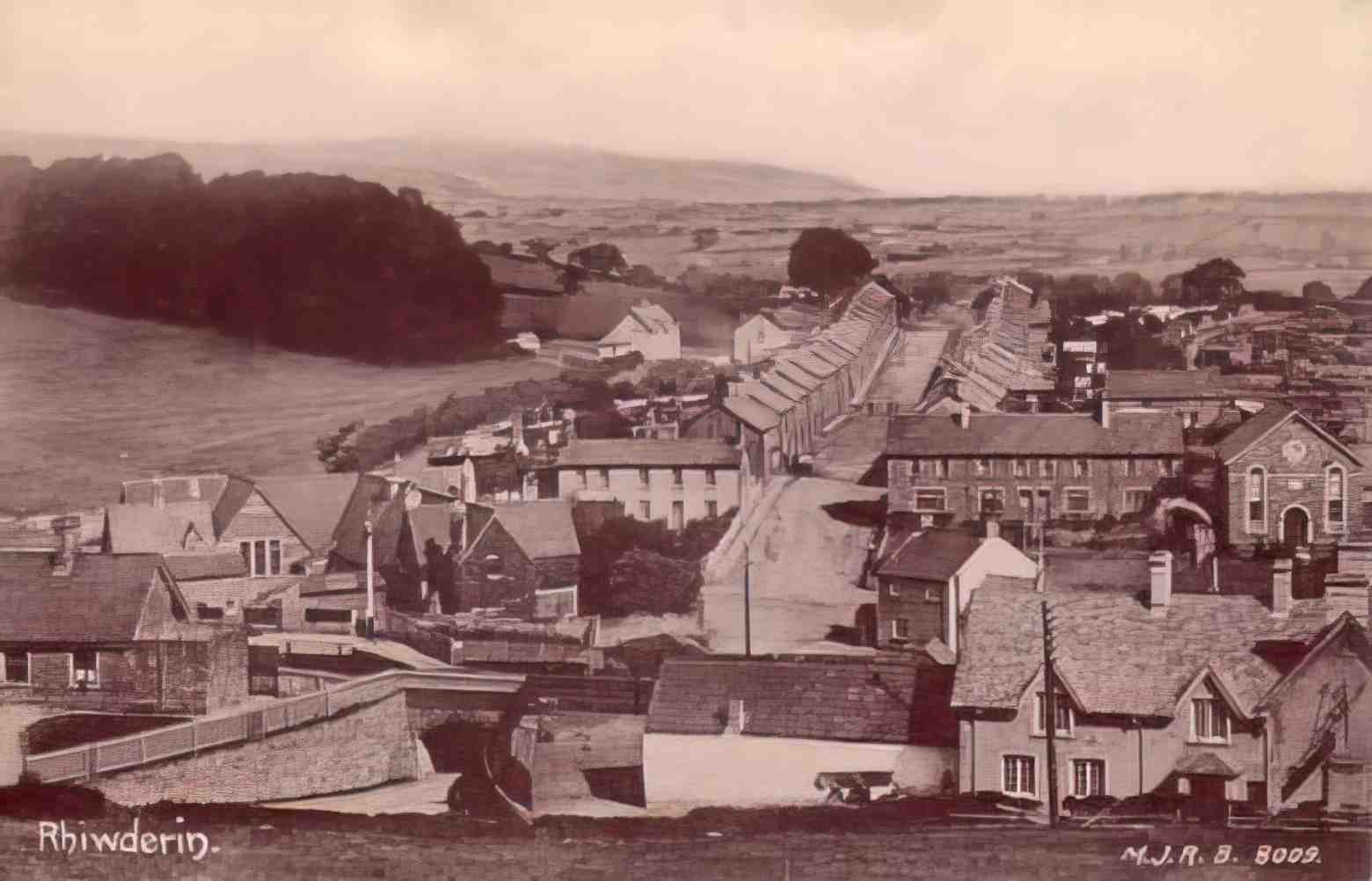 Monmouthshire Rhiwderin 1910s Vintage A4 Photo Print