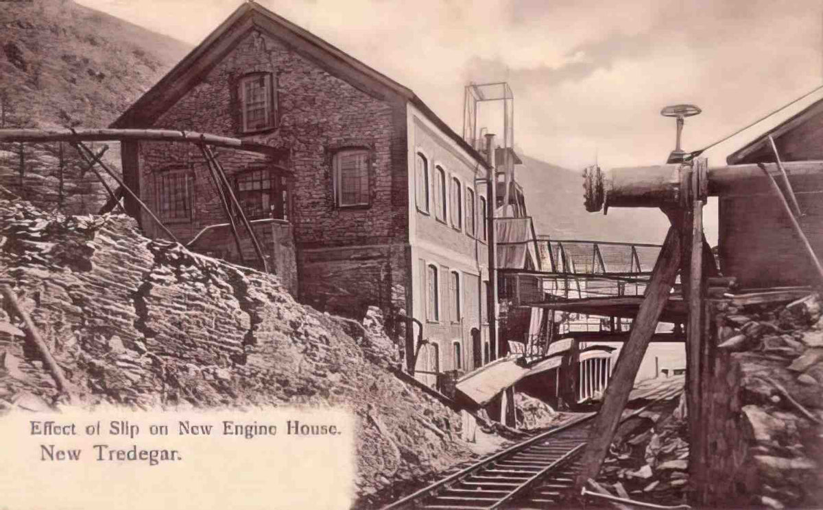 Monmouthshire Tredegar Effect of Slip Vintage A4 Photo Print