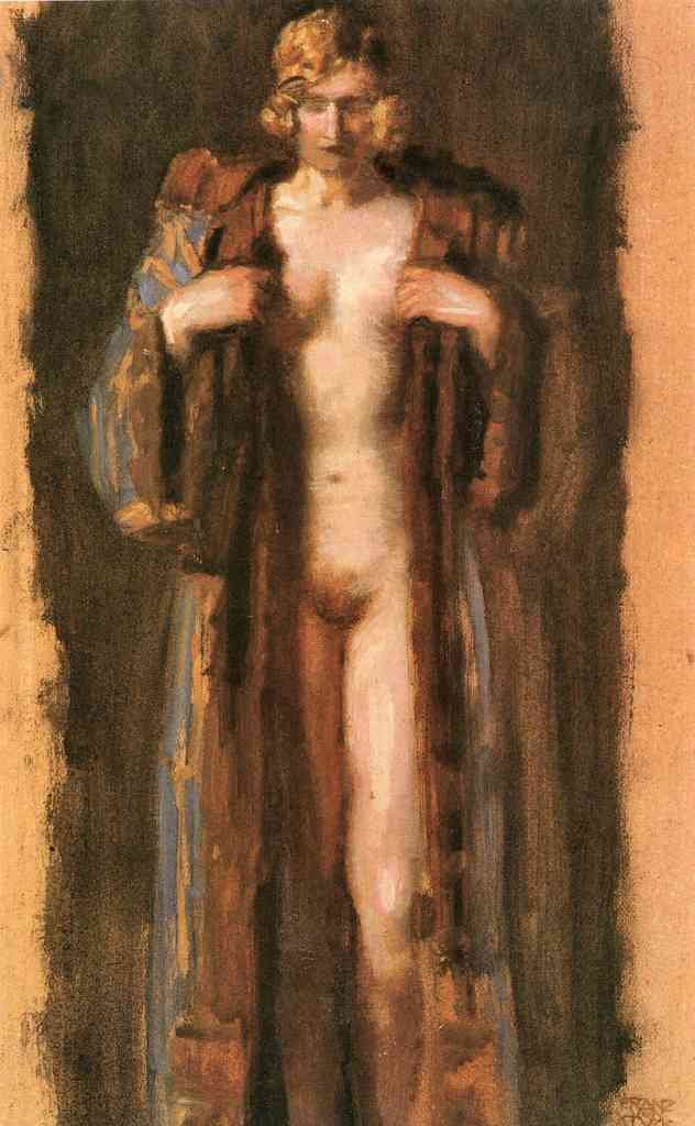 Monna Vanna Franz Von Stuck Symbolism A4 Photo Print