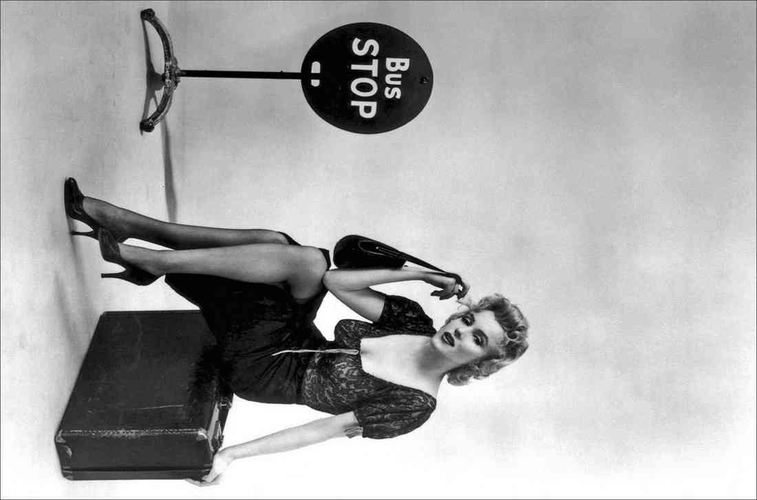 Monroe Marilyn Bus Stop 01 A4 Photo Print