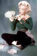 Monroe Marilyn Gentlemen Prefer Blondes 4 film star poster A4 Photo Print