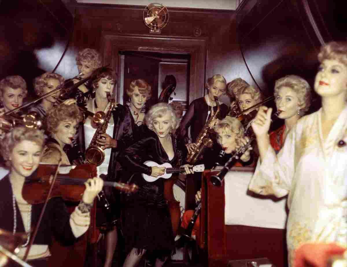 Monroe Marilyn Some Like it Hot z29 film star poster A4 Photo Print