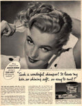 Monroe Shampoo Raye 1950s Vintage Retro Advert Poster