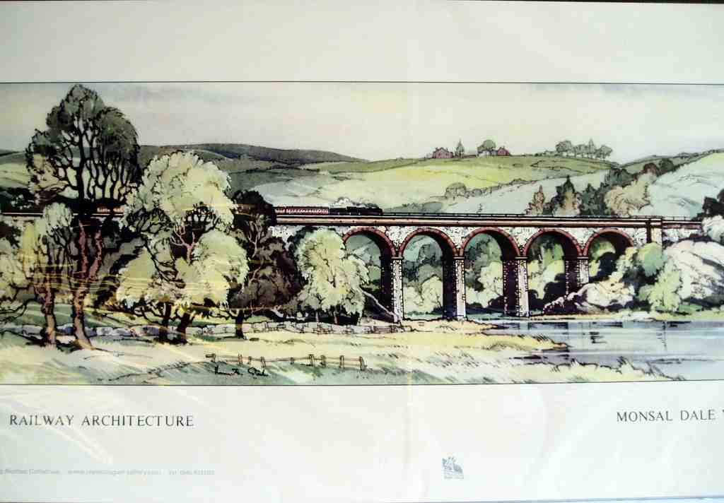 Monsal Dale Poster Vintage Advert A4 Photo Print