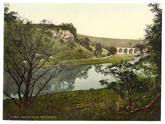 Monsal Dale the Warren Derbyshire Vintage A4 Photo Print