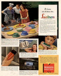Monsanto Lustron Family 1950s Vintage Retro Advert Poster