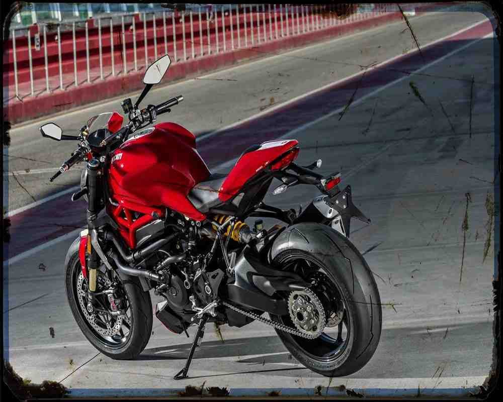Monster 1200R 16 2 A4 Photo Print Motorbike Vintage Aged