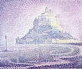 Mont Saint Michel Fog And Sun 1897 A4 Photo Print