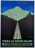 MontBlancNight Advert A4 Photo Print