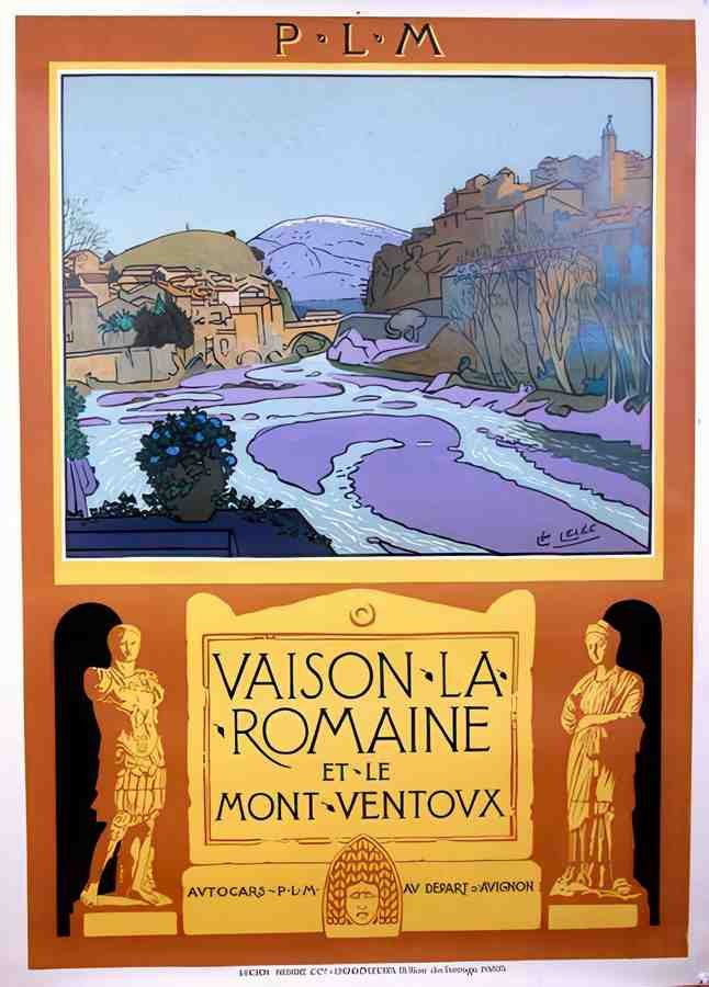 MontVentoux Vintage Advert A4 Photo Print