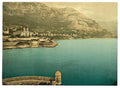 Monte Carlo and Cap Martin Monaco Vintage A4 Photo Print