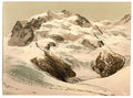 Monte Rosa I Valais Alps of Vintage A4 Photo Print