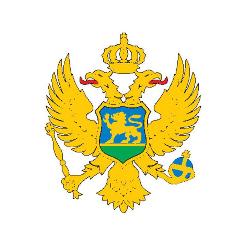 Montenegro Coat Of Arms N6176 A4 Photo Print