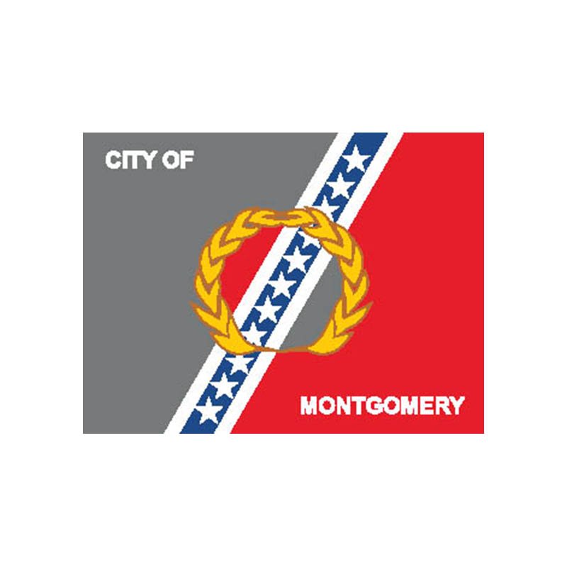 Montgomery City Flag N6350 A4 Photo Print