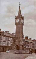 Montgomeryshire Machynlleth Clock Tower Vintage A4 Photo Print