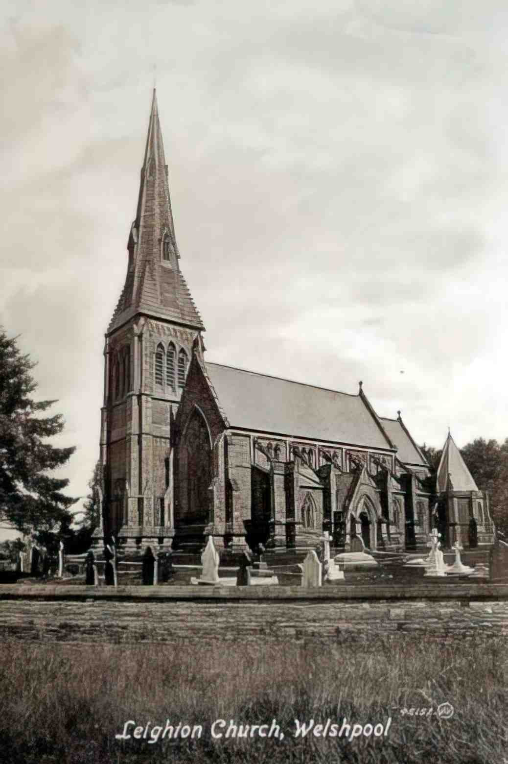 Montgomeryshire Welshpool Leighton Church Vintage A4 Photo Print