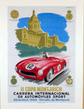 Montjuich Race 1955 Vintage Retro Advert Poster A4 Photo Print