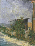 Montmartre Path With Sunflowers Paris 1887 A4 Photo Print